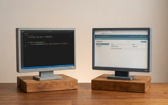 Ваше первое приложение на DJANGO