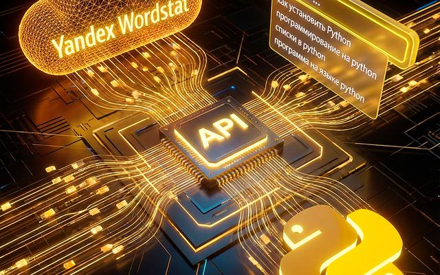 Изображение Yandex Wordstat API Python